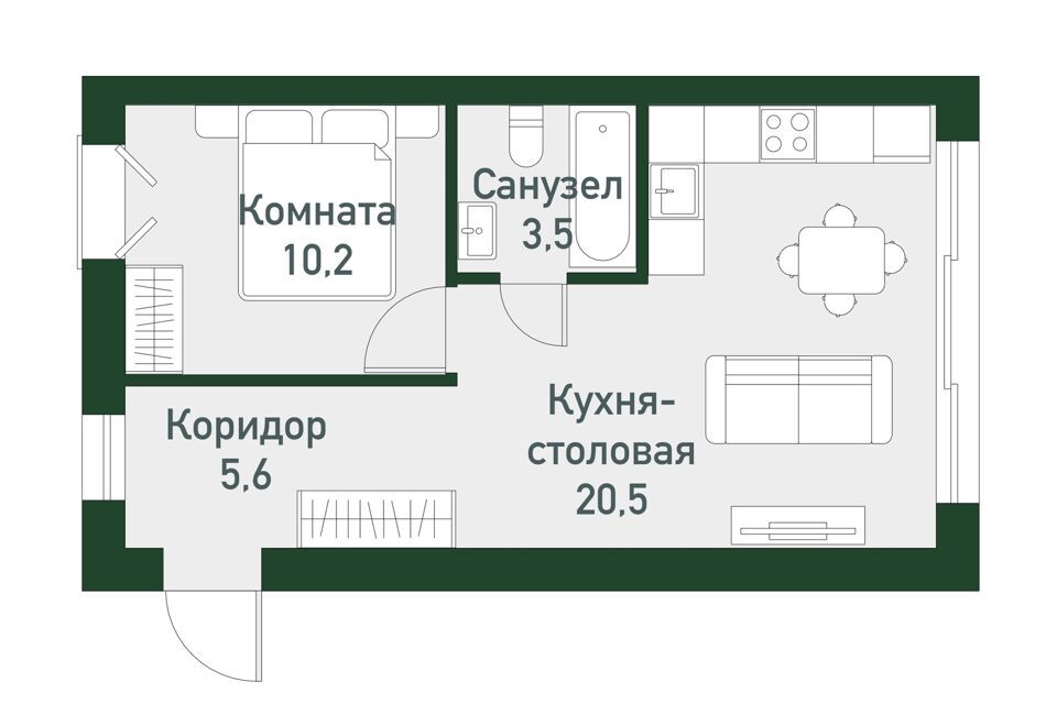 квартира р-н Сосновский п Западный Привилегия м-н фото 1