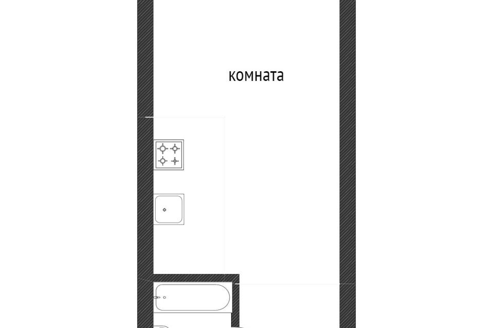 квартира г Кемерово р-н Ленинский пр-кт Ленинградский 24а Кемеровская область — Кузбасс, Кемеровский городской округ фото 5