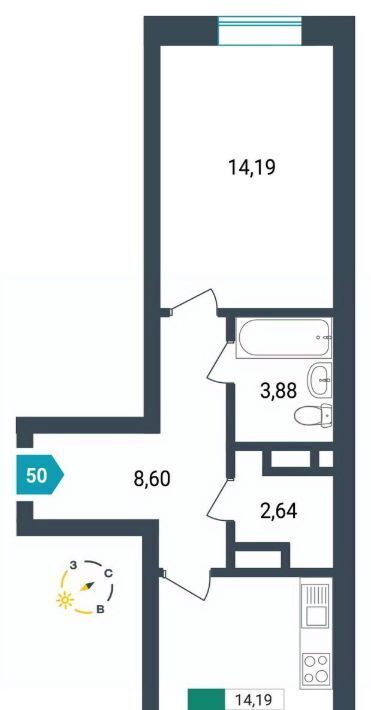 квартира г Чита р-н Центральный ул Бабушкина 42б фото 1