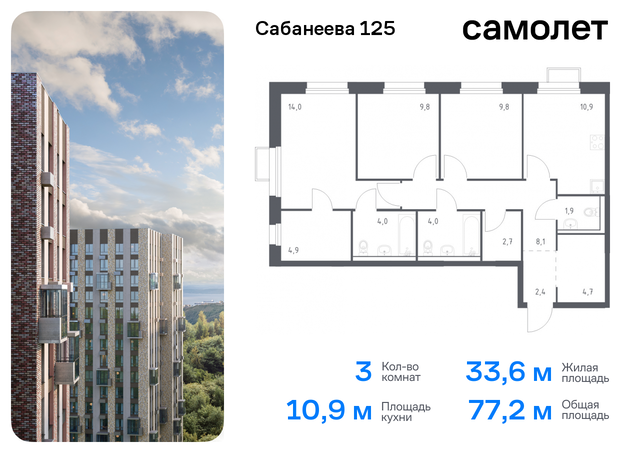 г Владивосток р-н Первореченский ул Сабанеева 1/1 ЖК «Сабанеева 125» фото