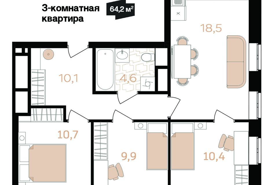 квартира г Астрахань р-н Ленинский пл Спортивная городской округ Астрахань, площадка фото 2