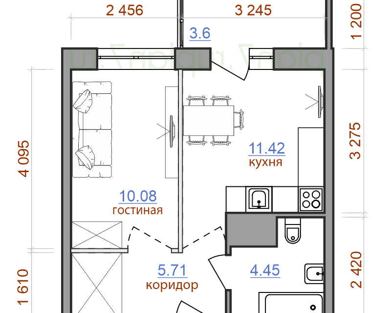 квартира г Иркутск Берёзовый Ново-Ленино, Иркутск городской округ фото 1