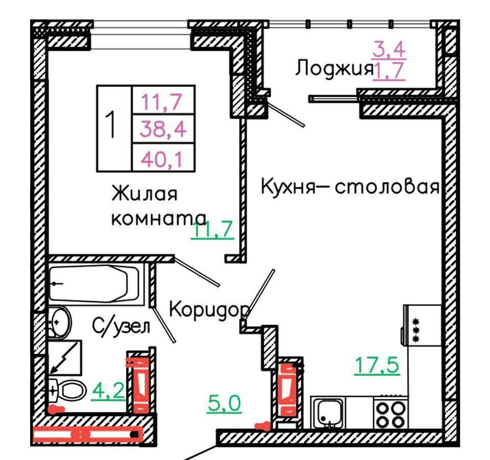 квартира г Старый Оскол р-н мкр Садовые кварталы з/у 4 фото 1