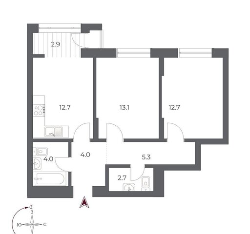 р-н Заельцовский Заельцовская ЖК «Оскар» секц. 2-3 фото