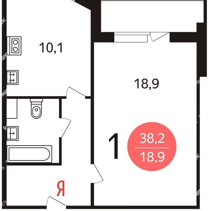 квартира г Москва метро Кузьминки пр-кт Волгоградский 105к/2 фото 1