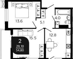 квартира г Краснодар р-н Прикубанский ул Конгрессная 1/1 фото 7