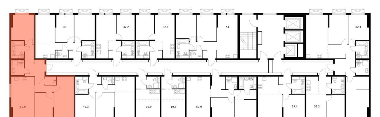 квартира г Москва метро Свиблово ул Кольская 2/2 Кольская 8 корп. 2, д. 8 фото 2