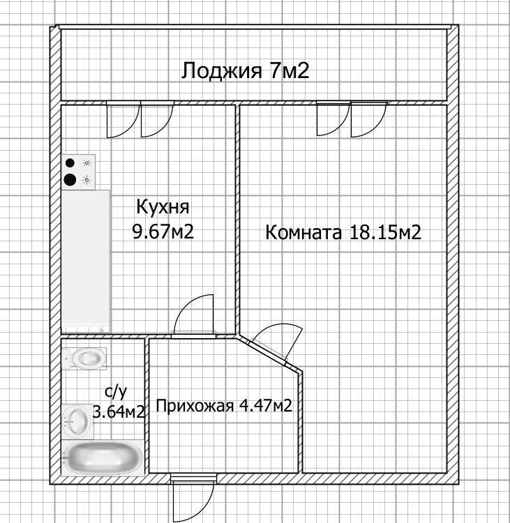 квартира г Уфа р-н Калининский ул Георгия Мушникова 27 фото 7