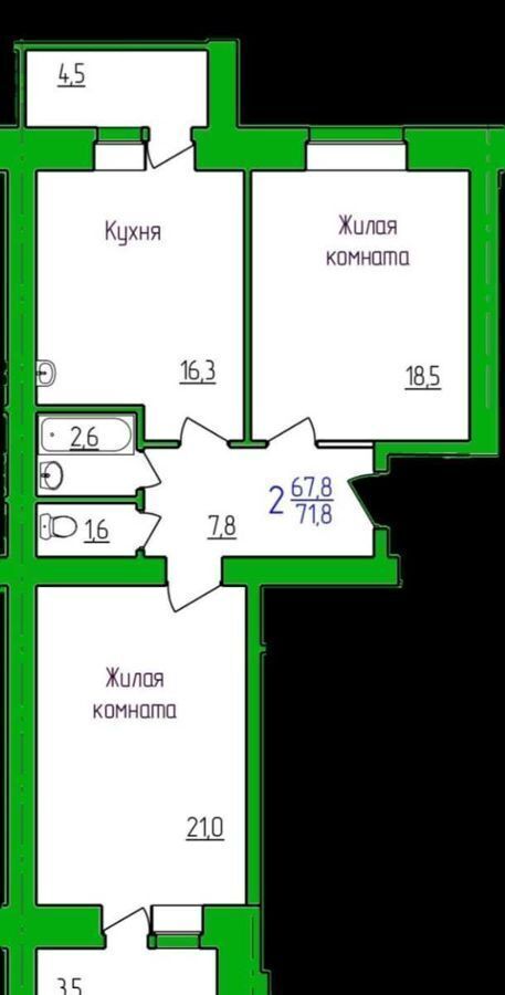 квартира р-н Благовещенский с Чигири ул Красивая 27 Благовещенск фото 8