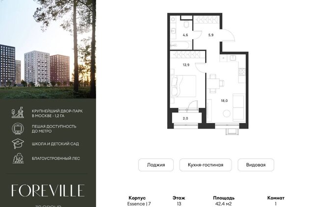 п Сосенское п Газопровод метро Ольховая метро Коммунарка МФК Foreville стр. 2, Московская область фото