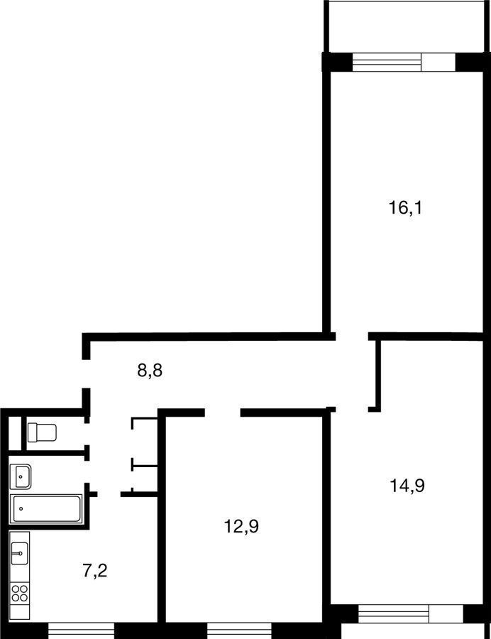 квартира г Москва метро Юго-Западная ул 26-ти Бакинских Комиссаров 7к/5 фото 1