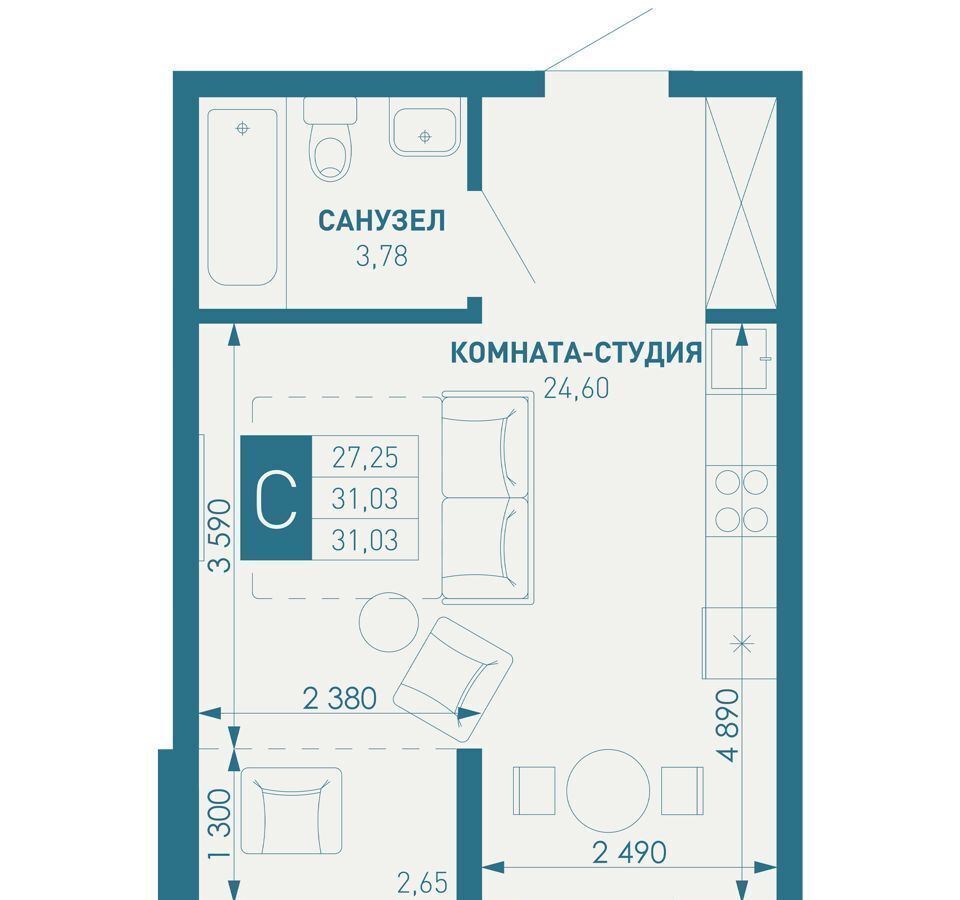 квартира г Краснодар р-н Прикубанский ул. Профессора Рудакова/Душистая/4-я Целиноградская, стр. 1 фото 1