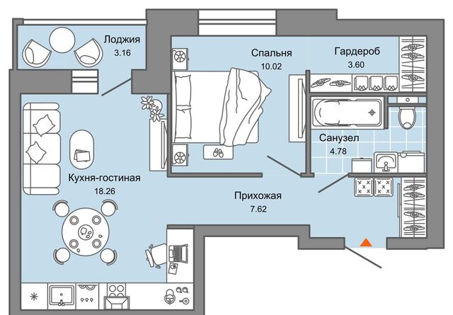 р-н Ленинский ул Дмитрия Козулева 2 ЖК ZNAK фото