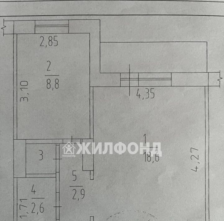 квартира г Кемерово р-н Ленинский пр-кт Московский 13а фото 4