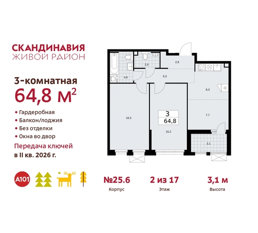 дом 25/6 жилой район «Скандинавия» Сосенское, Бутово фото