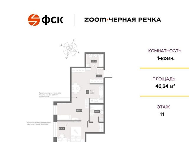 Черная Речка Выборгская сторона пр-кт Коломяжский 4 Апарт-комплекс «Zoom Черная Речка» лит. А фото