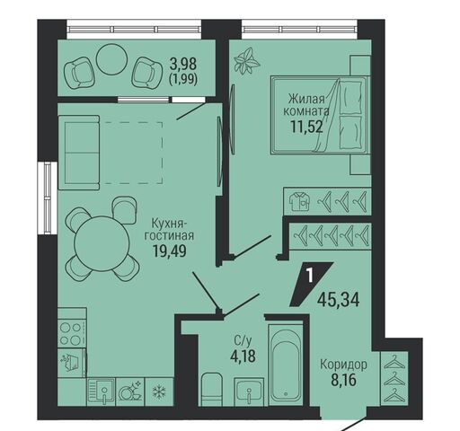 Уралмаш ул. 22 Партсъезда, стр. 10, блок-секция 1. 2, 1. 3 фото