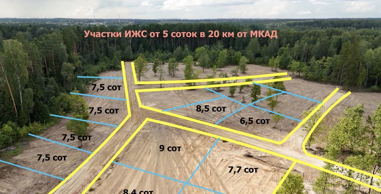 земля городской округ Богородский г Электроугли 21 км, коттеджный пос. Восточная д, Носовихинское шоссе фото 1