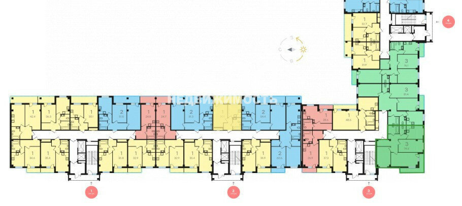 квартира г Всеволожск Южный ул Крымская 1 Улица Дыбенко фото 7