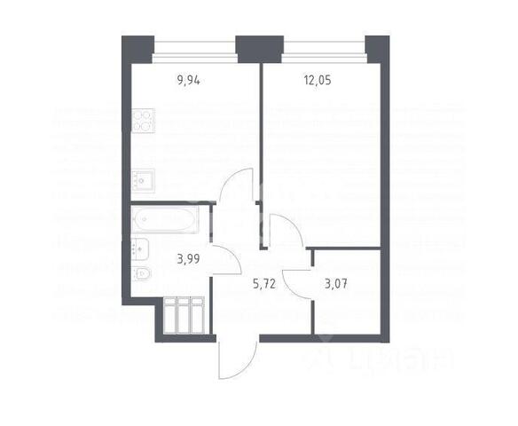 квартира п Мосрентген дом 3с/4 Новомосковский административный округ, километр, Московская область, 21-й фото