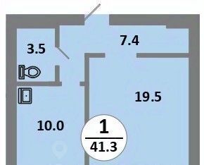 квартира г Красноярск р-н Советский ул Соколовская 52 фото 1