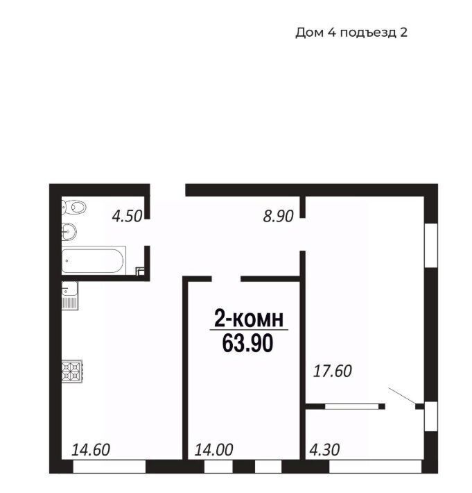 квартира г Омск р-н Советский пр-кт Королева Советский АО фото 1