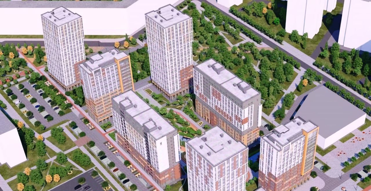 квартира г Омск р-н Советский Заозёрный ПАРК-квартал «Королёв» 3 фото 2