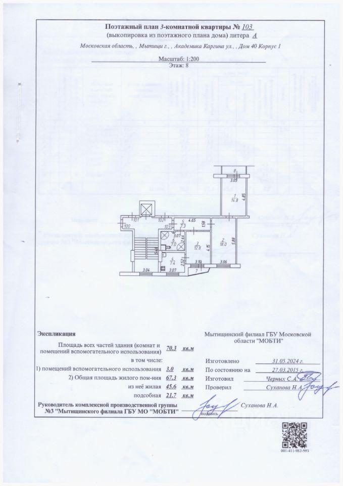 квартира городской округ Мытищи улица Академика Каргина, 40 к 1 фото 1