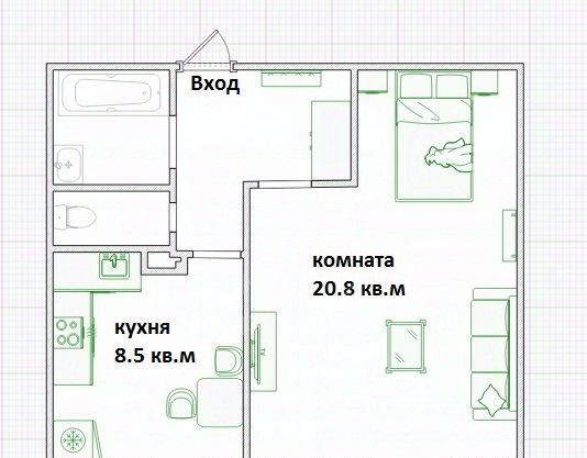 квартира г Москва метро Марьино б-р Мячковский 27 муниципальный округ Марьино фото 4