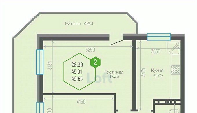 квартира г Краснодар р-н Прикубанский ул Черкасская 58/2 фото 2