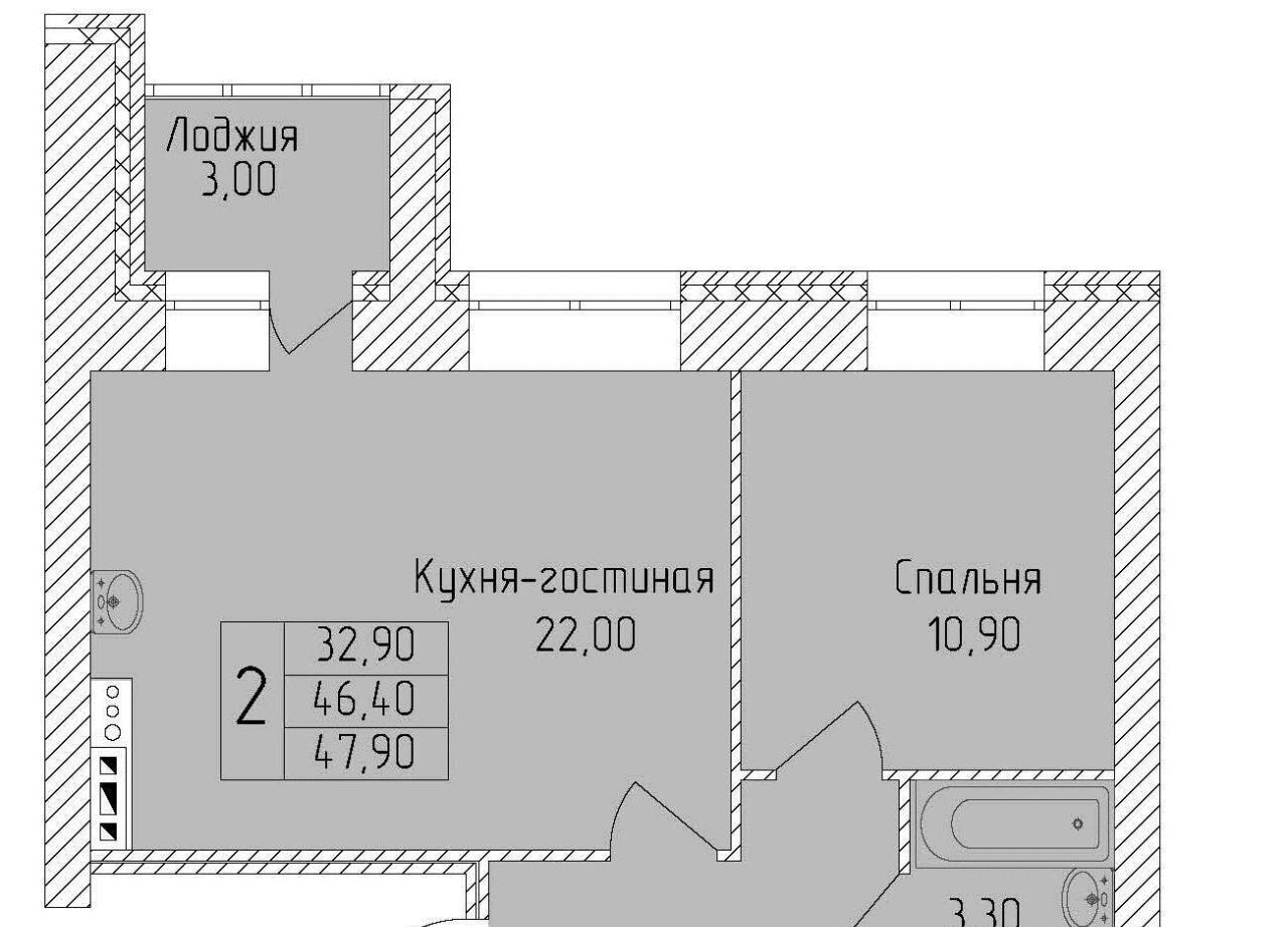 квартира г Старый Оскол Степной микрорайон фото 1