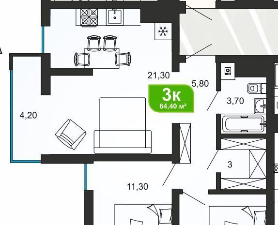 микрорайон Бытха ул Ясногорская 16/8к 1 Хостинский район фото