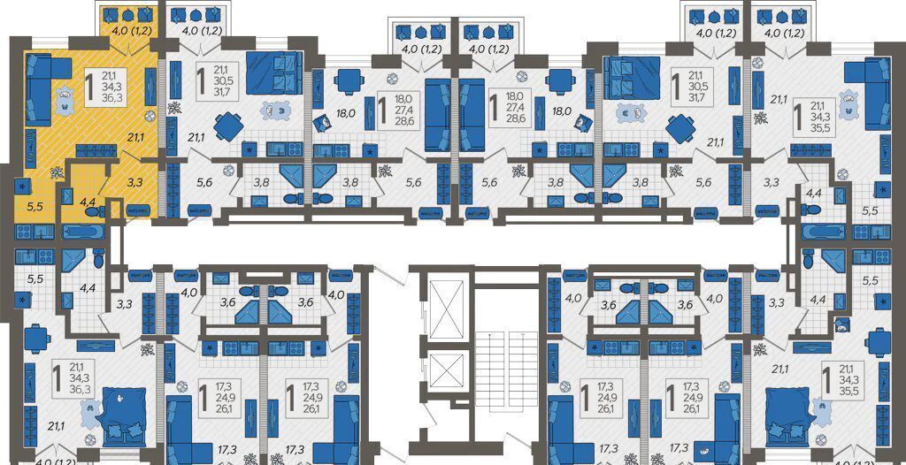 квартира г Сочи р-н Адлерский ул Искры 88/5 фото 2