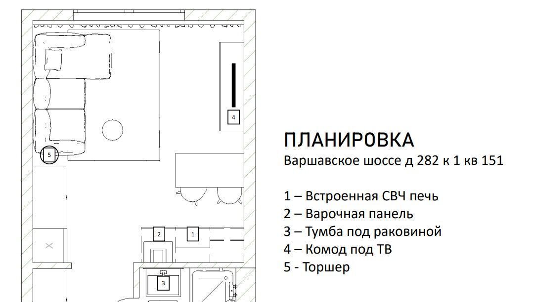 квартира г Москва метро Щербинка ш Варшавское 282к/1 фото 22