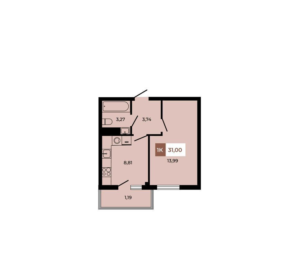 квартира р-н Аксайский п Темерницкий б-р Ростовский з/у 2А, корп. 5, Ростов-на-Дону фото 1