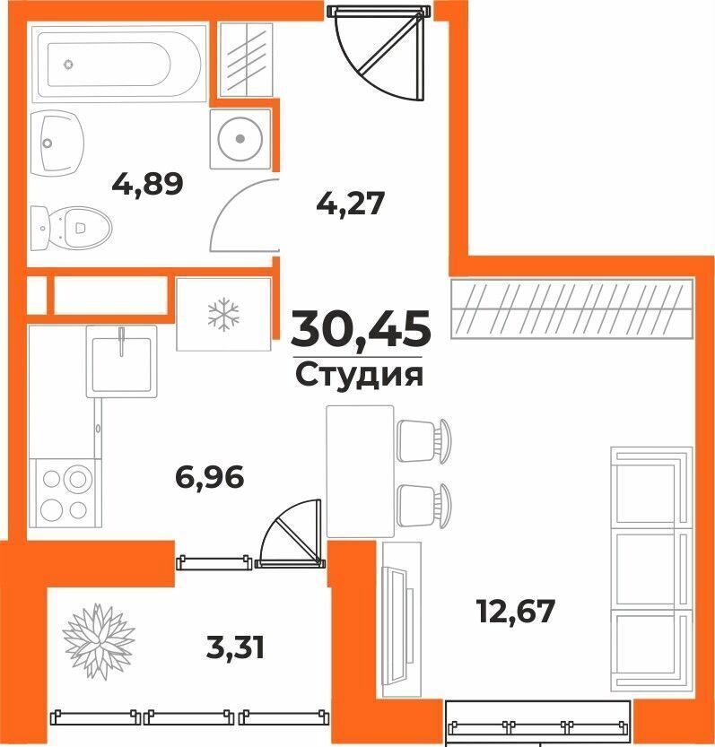 квартира г Хабаровск р-н Железнодорожный ул Воронежская 3 фото 1