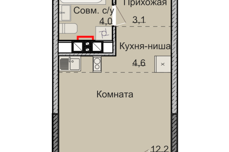 квартира г Ижевск Ижевск городской округ, Строящийся жилой дом фото 1