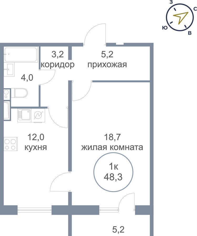 квартира г Сургут р-н Восточный тракт Югорский 54/1 жилой дом по Югорскому тракту фото 1