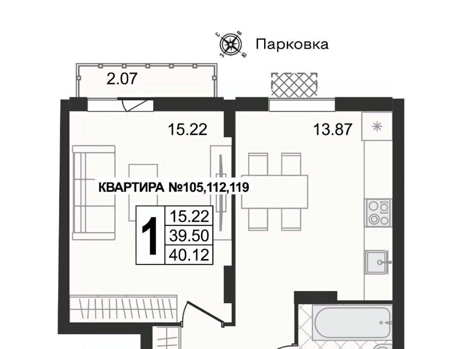 квартира г Муром ул 1-я Новослободская фото 1