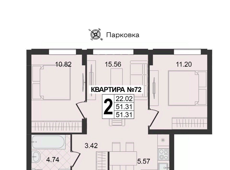 квартира г Муром ул 1-я Новослободская фото 1