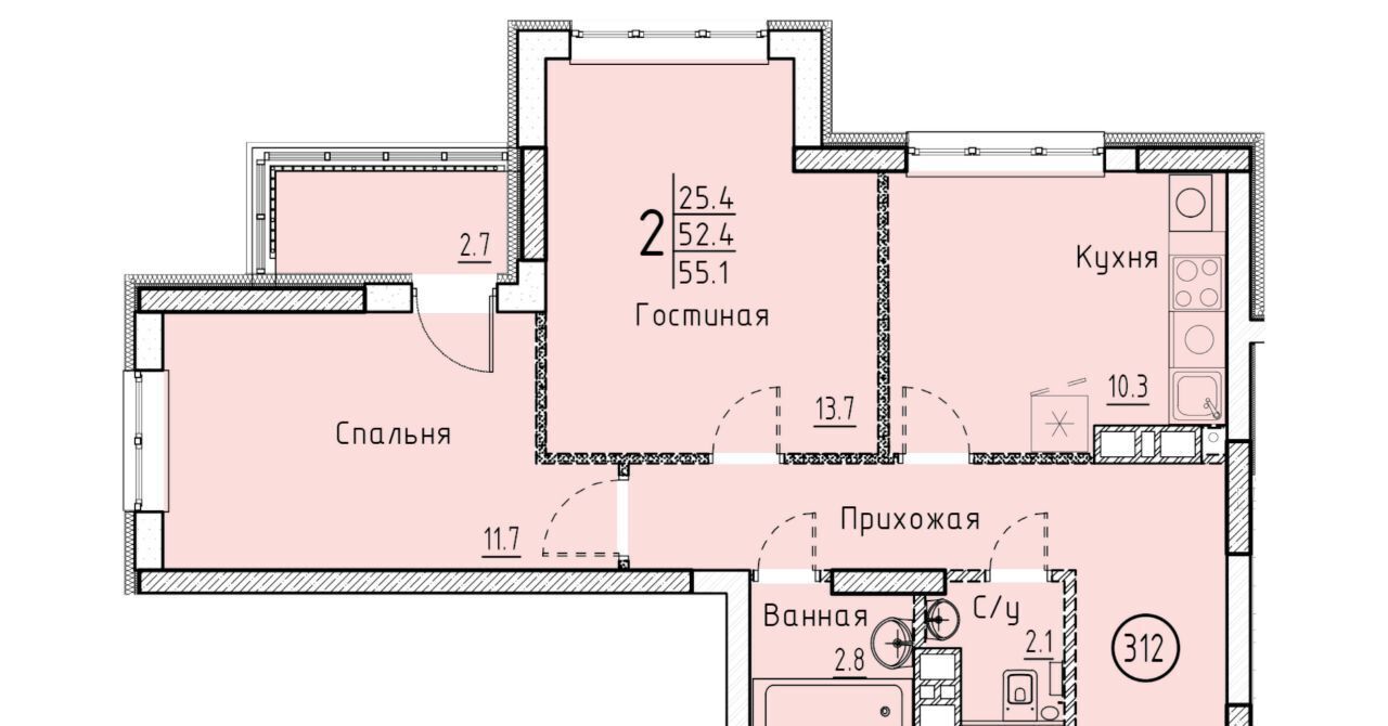 квартира г Энгельс р-н мкр Энгельс-9 фото 1