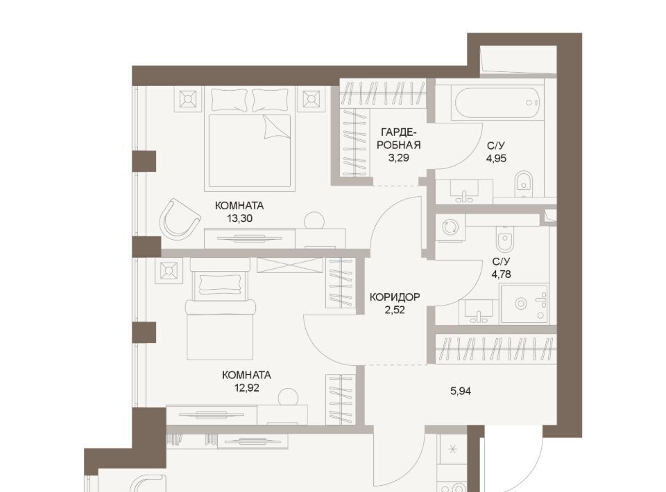 квартира г Москва метро Площадь Гагарина 5-й Донской проезд, вл 21к 6 фото 1