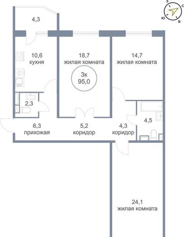 р-н Восточный тракт Югорский 54/1 ЖК «Георгиевский» фото