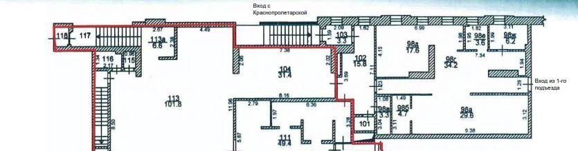 свободного назначения г Москва метро Маяковская ул Краснопролетарская 4 муниципальный округ Тверской фото 4