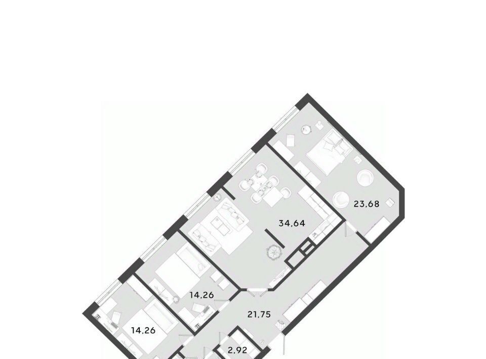 квартира г Калуга р-н Ленинский проезд 3-й Академический фото 1