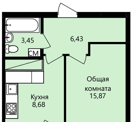 квартира г Саранск р-н Октябрьский ул Юрия Святкина 14 фото 1