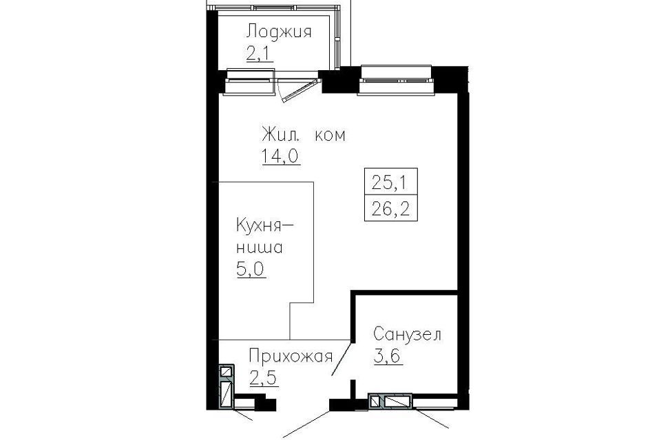 квартира г Владивосток р-н Ленинский ул Нейбута 135 Владивостокский городской округ, к 1 стр фото 1