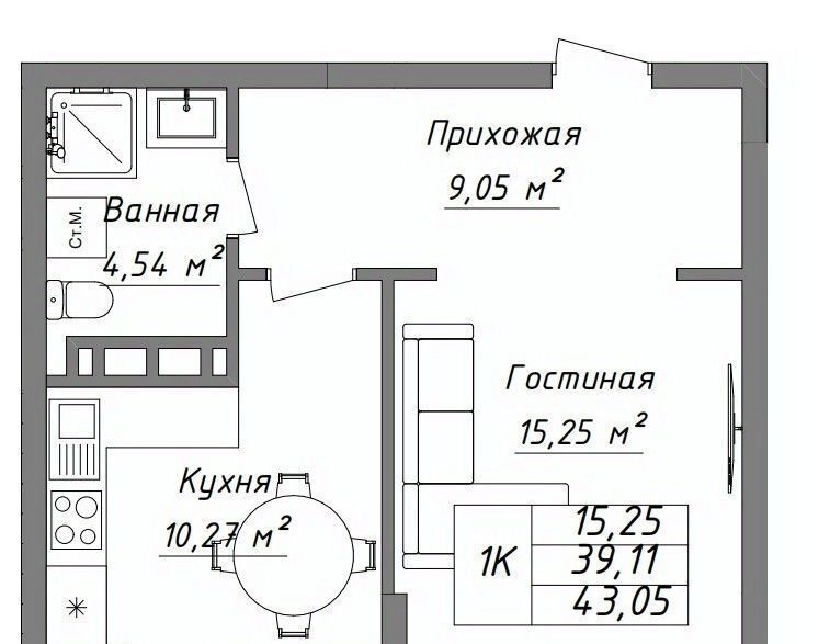 квартира р-н Минераловодский г Минеральные Воды ул Терешковой 29 фото 1