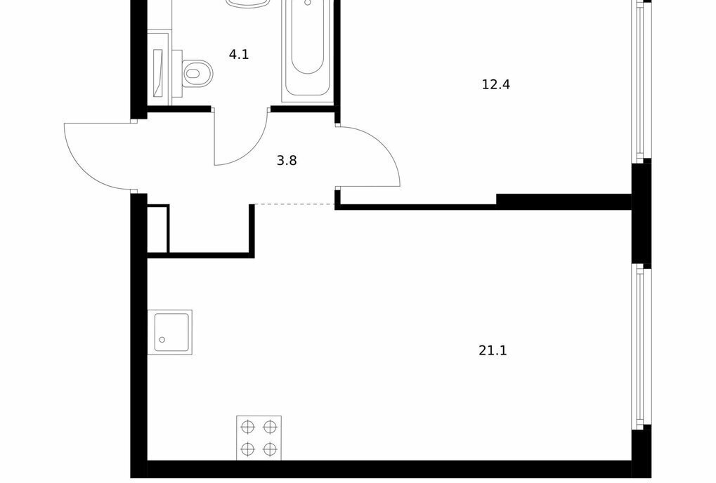 квартира г Москва метро Багратионовская ЖК Барклая 6 к 6 фото 1