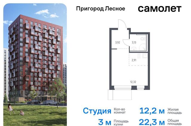 д Мисайлово ЖК «Пригород Лесное» к 13. 1, Видное фото